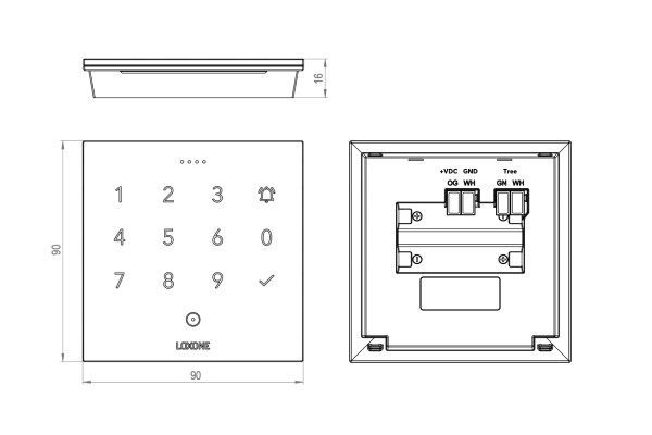 NFC Code Touch Tree White